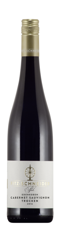 2017 Cabernet Sauvignon Rotwein trocken (0,75 Liter), Ortsweine, Weingut Fitz-Schneider, Edenkoben