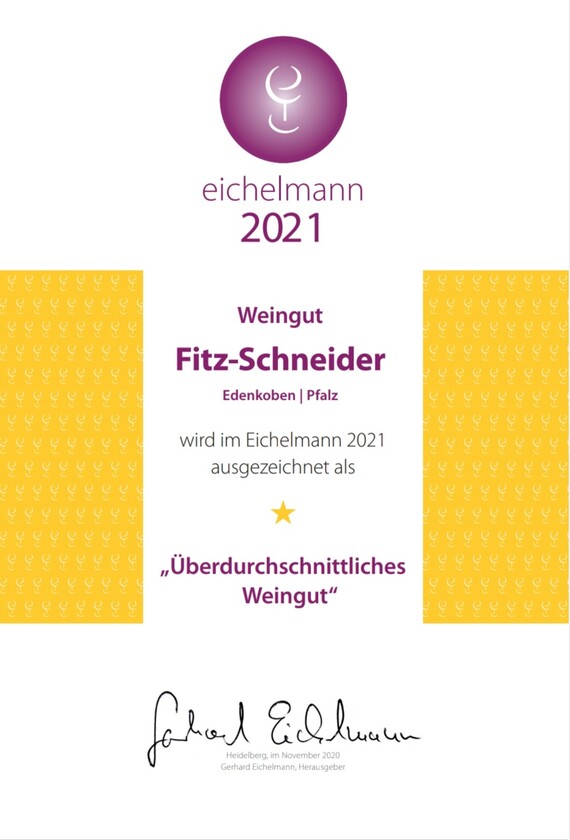 Urkunde Eichelmann 2021