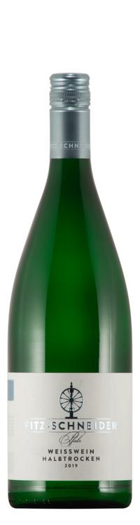 2019 Weißwein halbtrocken (1 Liter), Gutsweine, Weingut Fitz-Schneider, Edenkoben